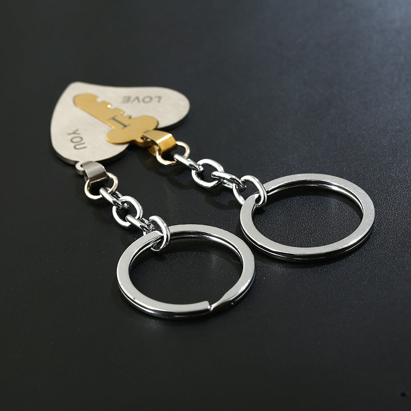 Wholesale Stainless Steel Heart Keychain